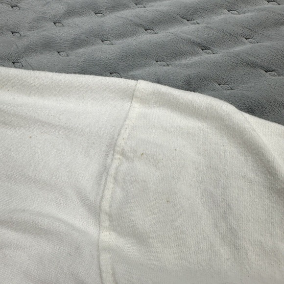 VINTAGE Penn State Shirt Mens XL White Long Sleeve NCAA Football Spellout 90s - Picture 13 of 15